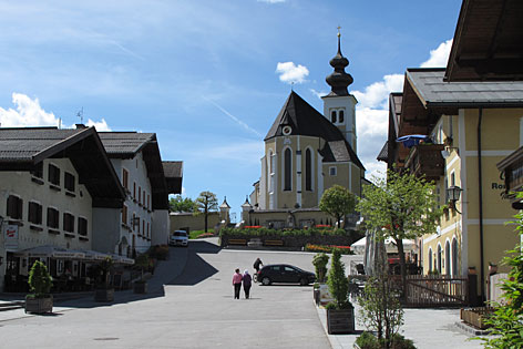Der Marktplatz von St. Veit im Pongau