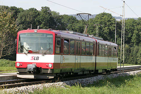 Triebwagen der Salzburger Lokalbahn