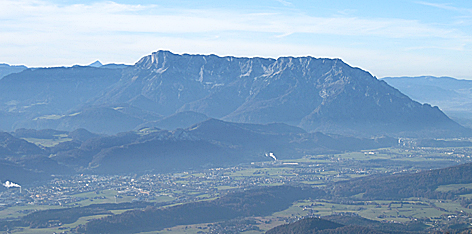 Untersberg Salzachtal Hallein Berchtesgadener Hochthron Salzburger Hochthron Tennengau