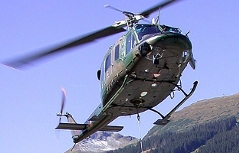 Transporthubschrauber Bell 212 des Bundesheeres