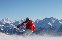 Winter Skifahren Tourismus