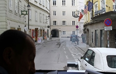 Citybus in der Salzburger Altstadt