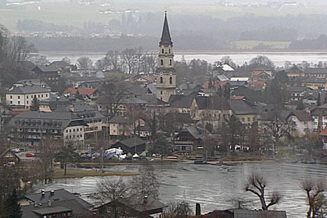 Die Gemeinde Mattsee zwischen Mattsee und Obertrumer See