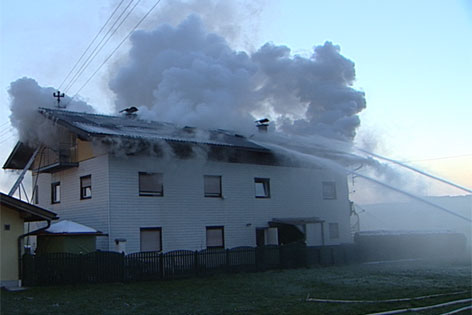 Hausbrand in Henndorf