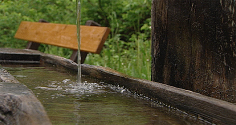 Badhaus Leogang Wasser Brunnen Trinkwasser