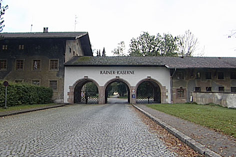 Die Rainer-Kaserne in Elsbethen-Glasenbach