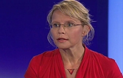 Justizministerin Beatrix Karl (ÖVP) in der ZiB 2"