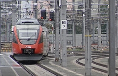 S-Bahn Zug Öffis Verkehr Gleise Bahn