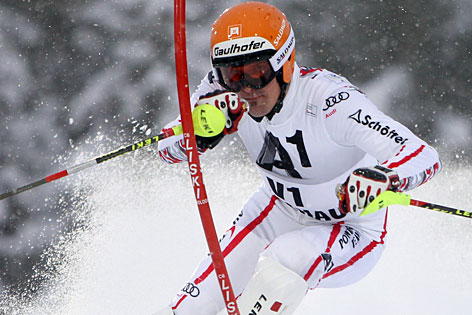 Matthias Lanzinger bei Skirennen