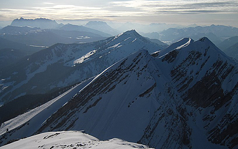 hirscheck heutal sonntagshorn chiemgauer alpen unken skibergsteigen skitouren