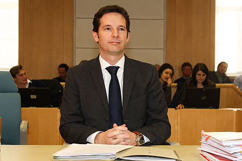 Ex-Finanzreferent David Brenner (SPÖ) vor dem Finanzskandal-U-Ausschuss
