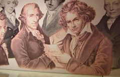 Exponate der Sonderausstellung "Haydn und Beethoven"