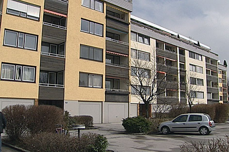 Wohnblock in der Stadt Salzburg