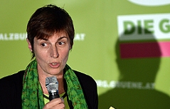 Wahlkampffinale der Grünen Astrid Rössler