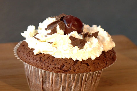 Schwarzwälderkirsch-Cupcake