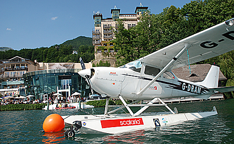 Scalaria Flugboot und Wasserflugzeug Festival auf dem Wolfgangsee bei St. Wolfgang Flugzeug Flieger
