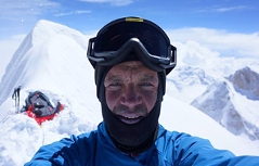 Markus Amon auf dem Manaslu Himalaya Gipfel