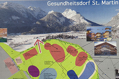 Pläne für das "Gesundheitsdorf" in St. Martin bei Lofer (Pinzgau)