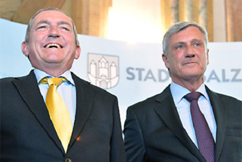 Heinz Schaden (links) und Harald Preuner