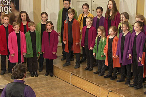 Der Salzburger Kinderchor beim Chorwettbewerb "Europa singt"