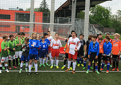 Kinder- und Jugendturnier von Halleiner Clubs gegen Maccabi München im Frühling 2014
