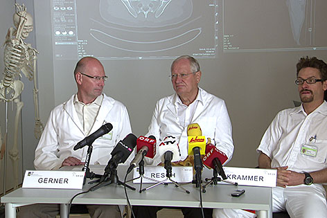 Pressekonferenz der Unfallmediziner im Landeskrankenhaus Salzburg