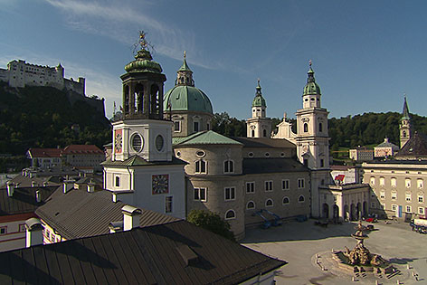 Residenzplatz und Dom im Herzen der Salzburger Altstadt