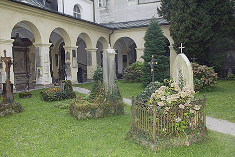 Der Sebastiansfriedhof in der Stadt Salzburg