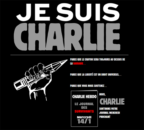 Charlie Hebdo je suis charlie