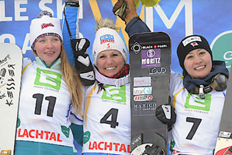 Snowboarderin Claudia Riegler holte WM-Gold