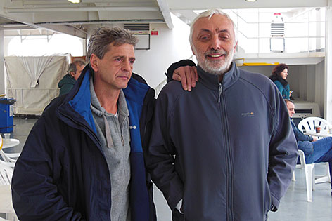 Erwin Schrümpf (links) und Walter Kopinits