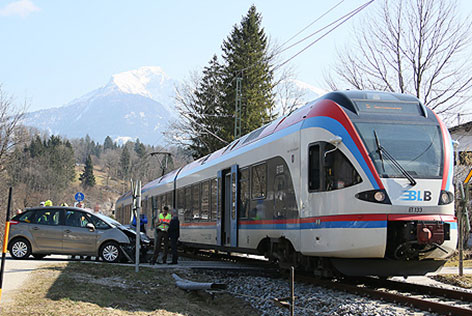 Salzburger rammt Berchtesgadener Land Bahn