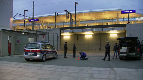 Tatort am Hauptbahnhof. Hier ist eine Person tödlich verletzt worden