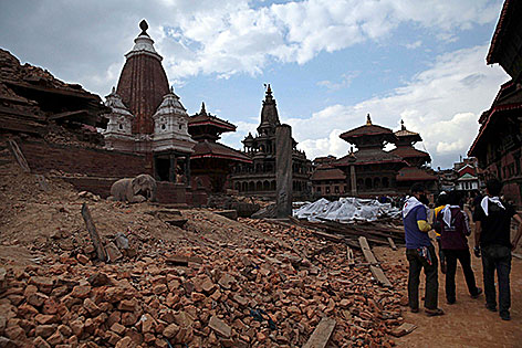 Patan Nepal Erdbeben Katastrophe Tempelstadt
