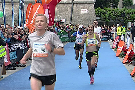 Läufer beim Salzburg Marathon