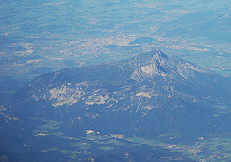 Untersberg Flugbild Berchtesgadener Hochthron Salzburger Hochthron