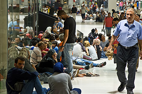Flüchtlinge Hauptbahnhof