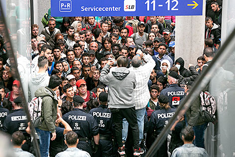 Polizei sperrte Rolltreppe am Hauptbahnhof ab