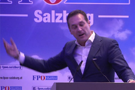 FPÖ-Bundesparteichef Heinz Christian Strache