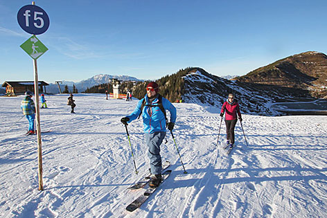 Skitouren Auftstiegsspur Flachauwinkl