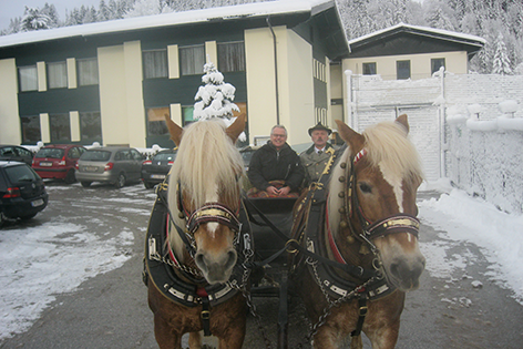Pferdeschlittenfahrt ins Neubachtal