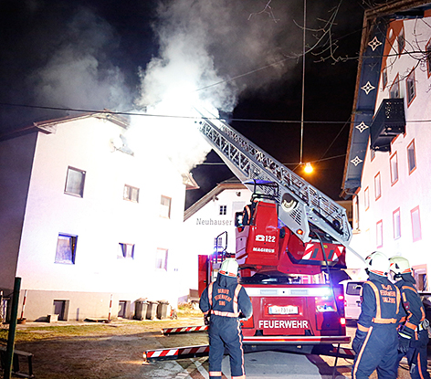 Wohnhausbrand in Salzburg-Gnigl