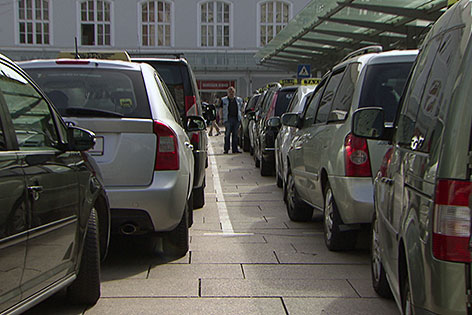 Taxistandplatz am Hauptbahnhof Salzburg