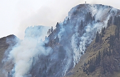 Waldbrand bei Hofgastein