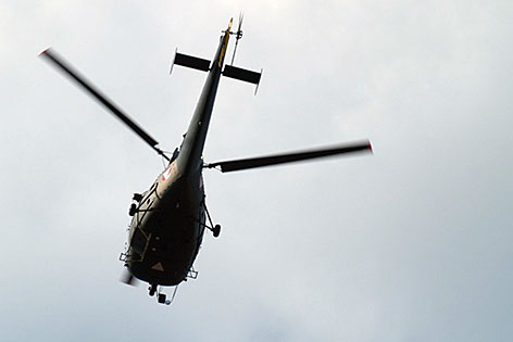 Bundesheer-Hubschrauber im Flug