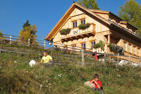 Die Wildbachhütte bei Lessach