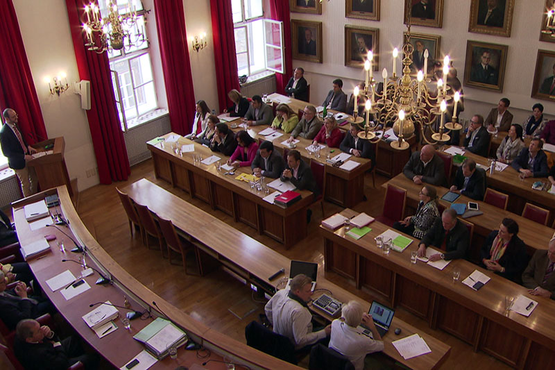 Sitzung des Gemeinderates der Stadt Salzburg im Rathaus