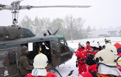 Bundesheer Feuerwehren Flughelfer Hubschrauber