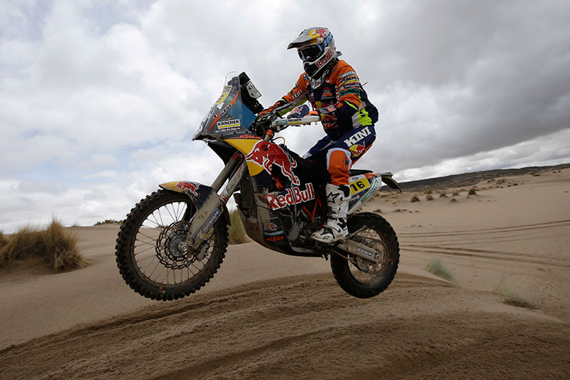 Matthias Walkner bei der Rallye Dakar