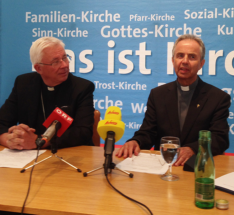 Franz Lackner und Hansjörg Hofer Erzbischof und Weihbischof